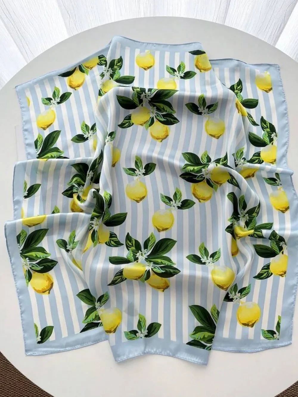Lemon Print Scarf S183